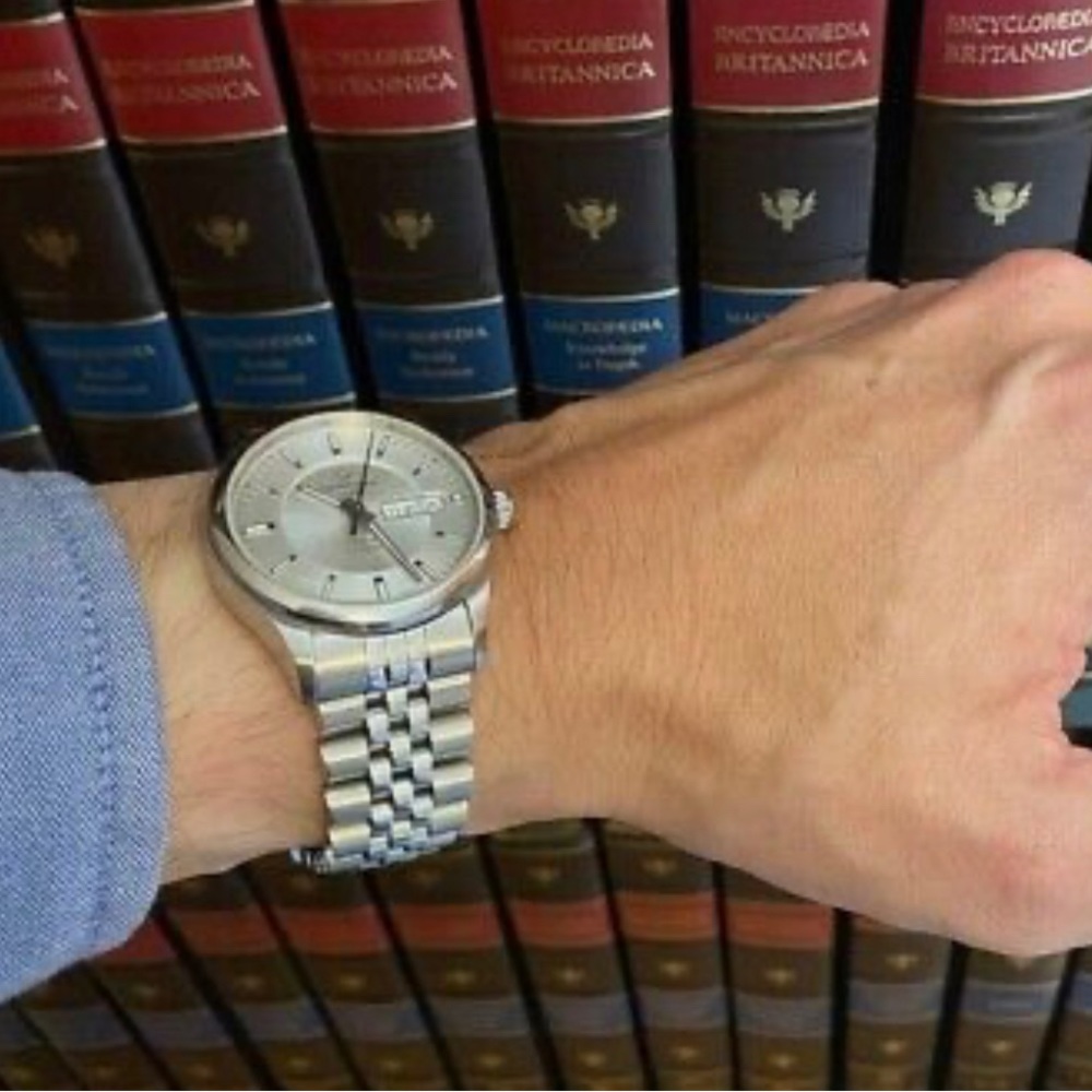 Certina Automatic DS-4 Day Date Watch on a Rolex Jubilee Bracelet